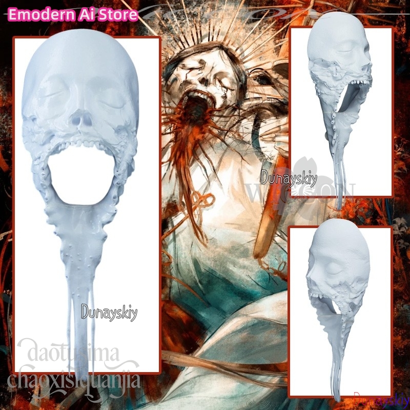 Anime Cosplay Diy - Horreur Anime blanc bricolage coloriage effrayant