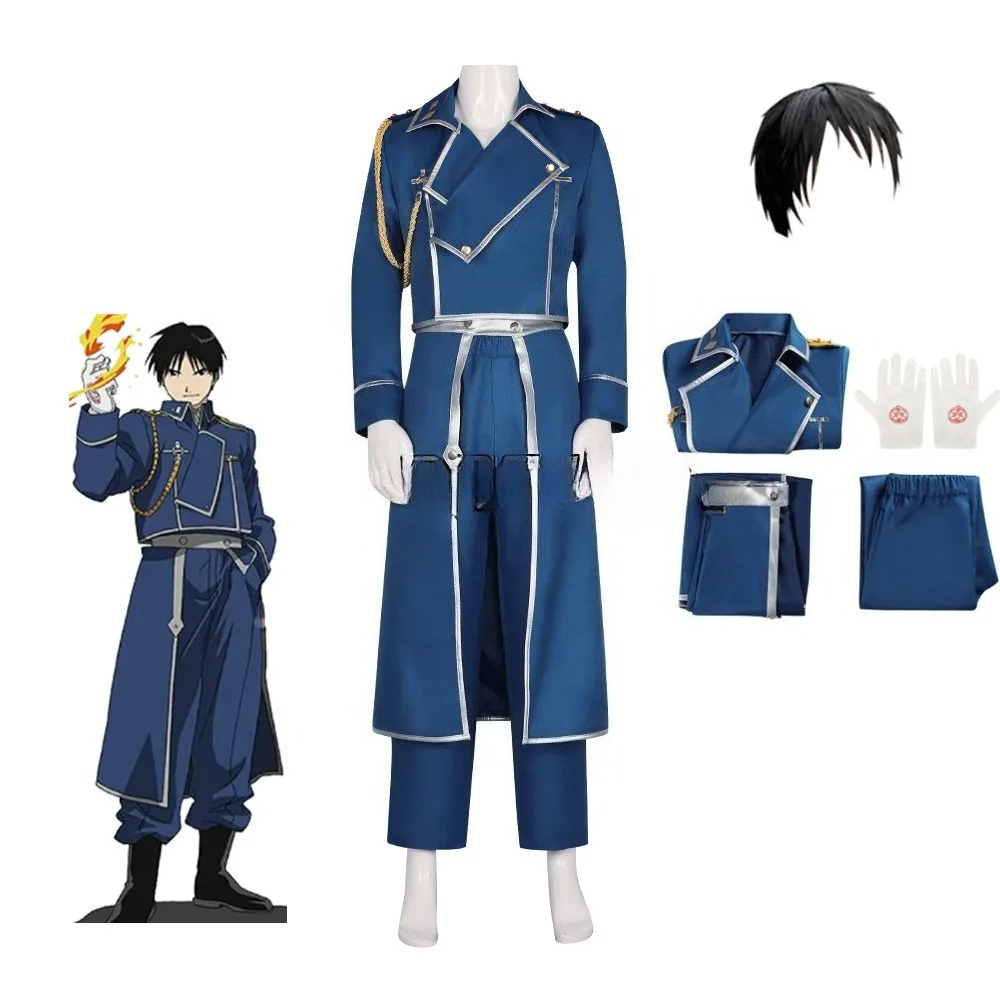Fullmetal Alchemist Coat - Anime Fullmetal alchimiste Cosplay Roy Mustang
