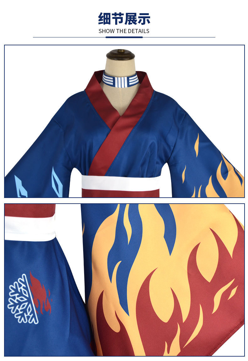 Anime Cosplay Genre - Costume de cosplay Todoroki Shoto, tenue