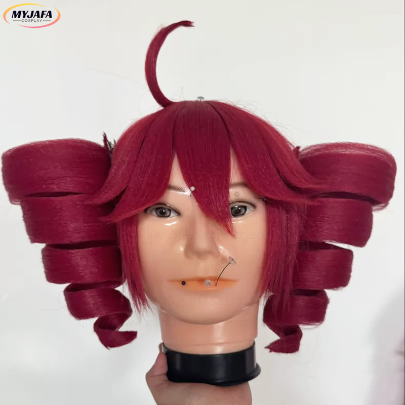 Anime Cosplay With Red Hair - Perruque de cosplay Anime Kasane Teto,