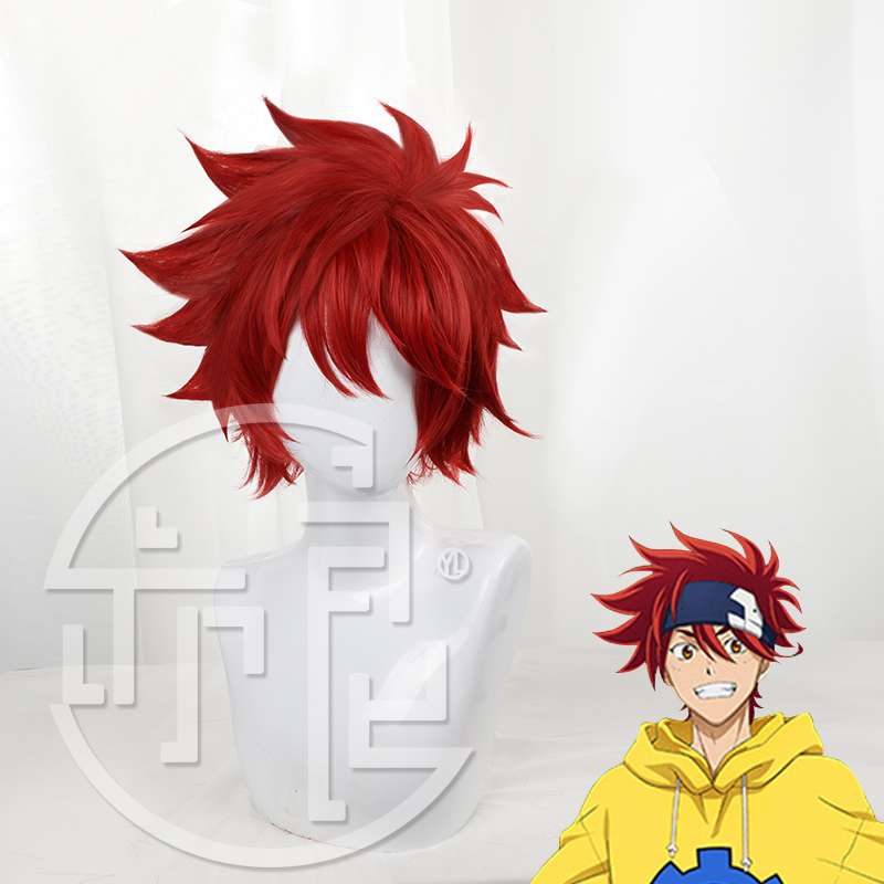 Perruque de Cosplay synthétiqu - Anime Cosplay With Red Hair avis et prix