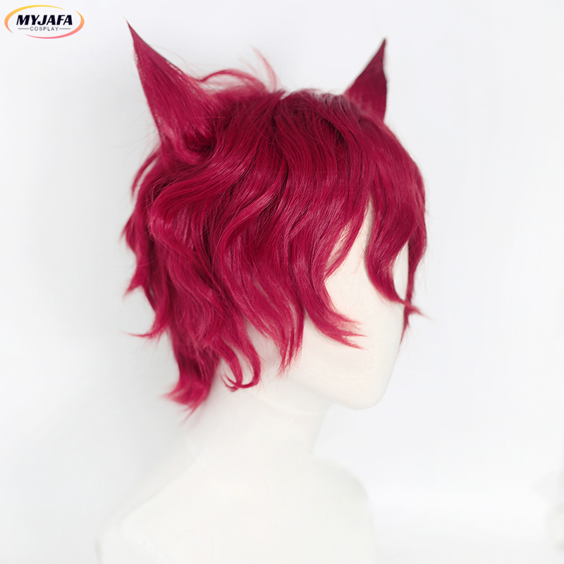Sett Cosplay perruque jeu LOL  - Anime Cosplay With Red Hair avis et prix