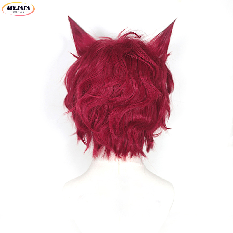 Sett Cosplay perruque jeu LOL  - Anime Cosplay With Red Hair avis et prix