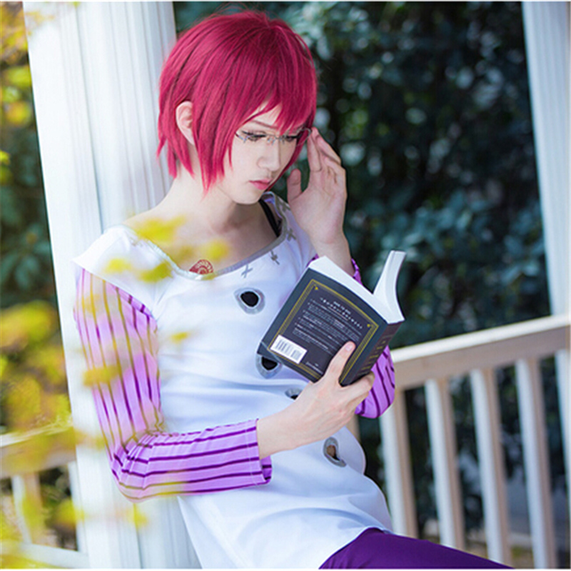Perruque de cosplay synthétiqu - Anime Cosplay With Red Hair avis et prix