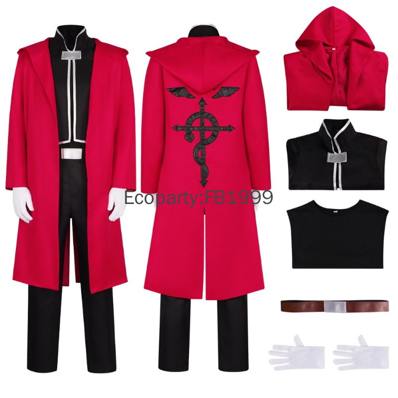 Costume de Cosplay Edward Elri - Fullmetal Alchemist Coat avis et prix