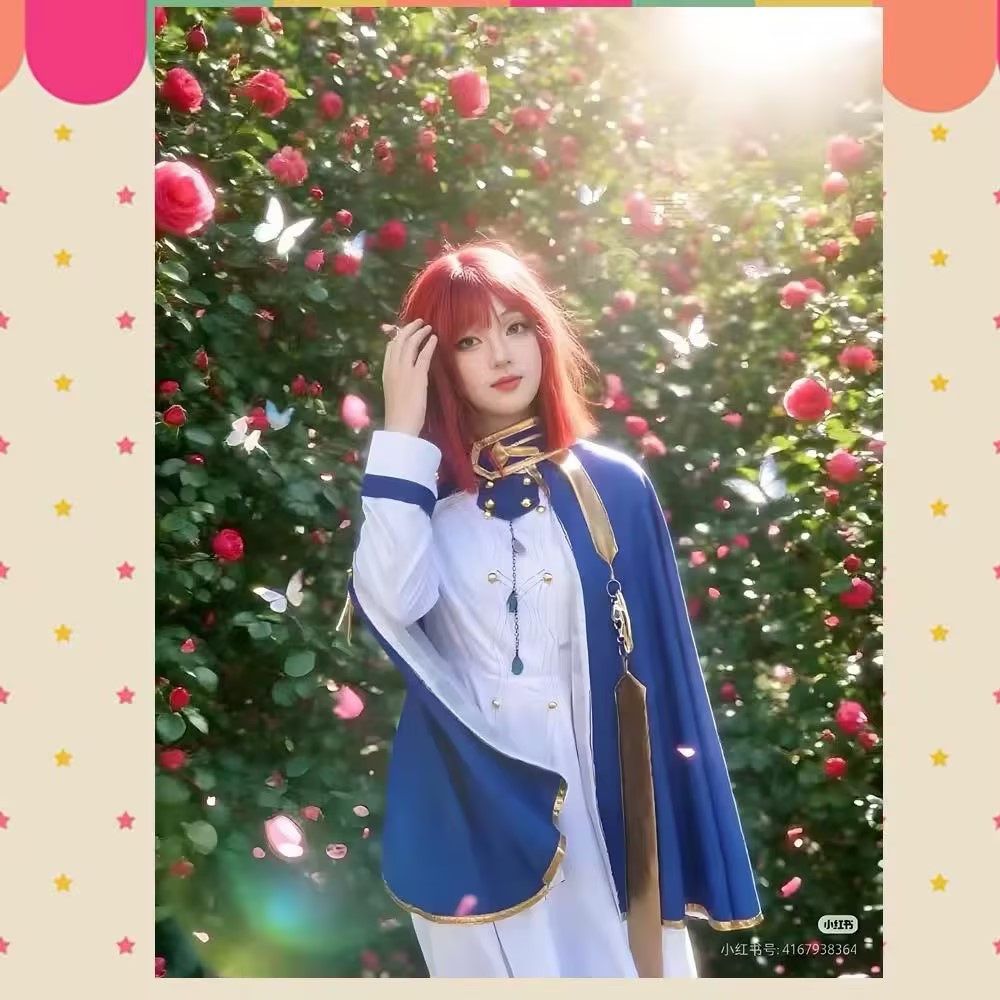 Shirayuki Cosplay Costumes Ani - Anime Cosplay With Red Hair avis et prix