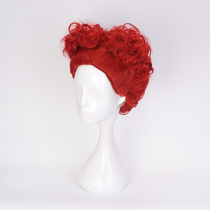 Alice Red Queen Cosplay perruq - Anime Cosplay With Red Hair avis et prix