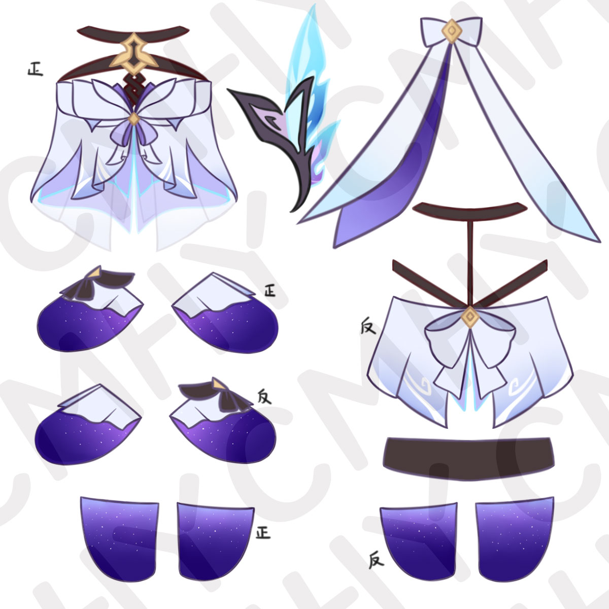 Jeu Genshin Impact Skirk chat  - Anime Cosplay Dress avis et prix