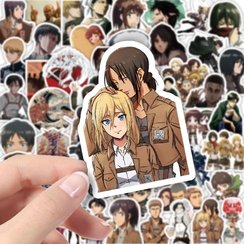 60 autocollants anime Attack o - Anime Cosplay Diy avis et prix