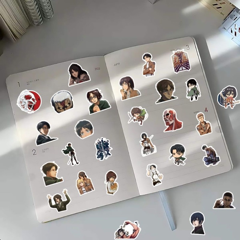 60 autocollants anime Attack o - Anime Cosplay Diy avis et prix