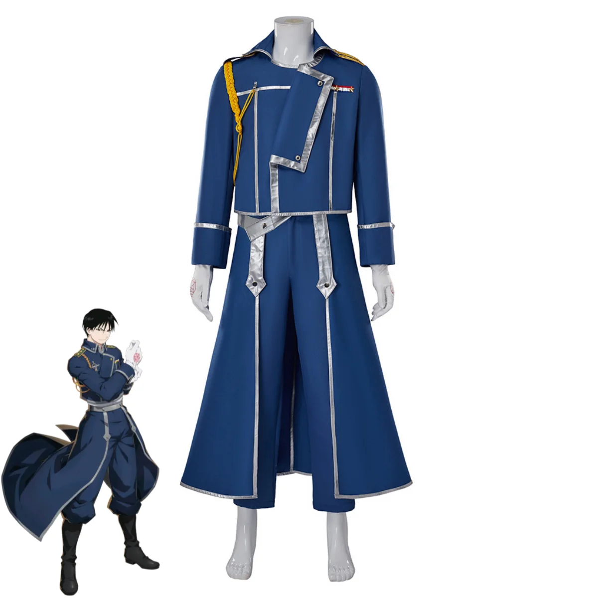 Costume de cosplay Roy Mustang - Fullmetal Alchemist Coat avis et prix