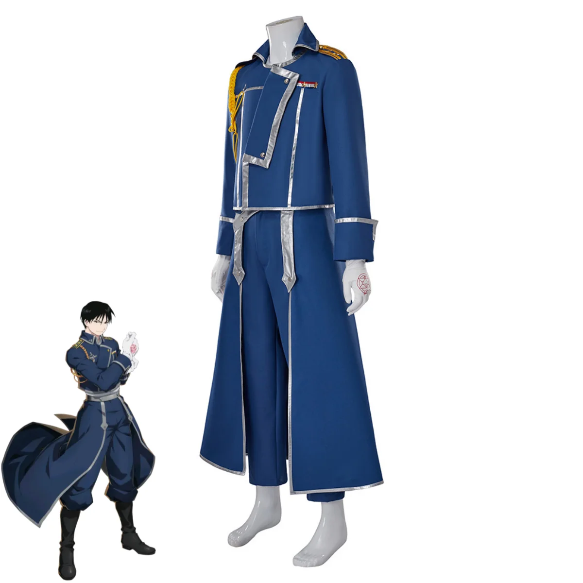 Costume de cosplay Roy Mustang - Fullmetal Alchemist Coat avis et prix