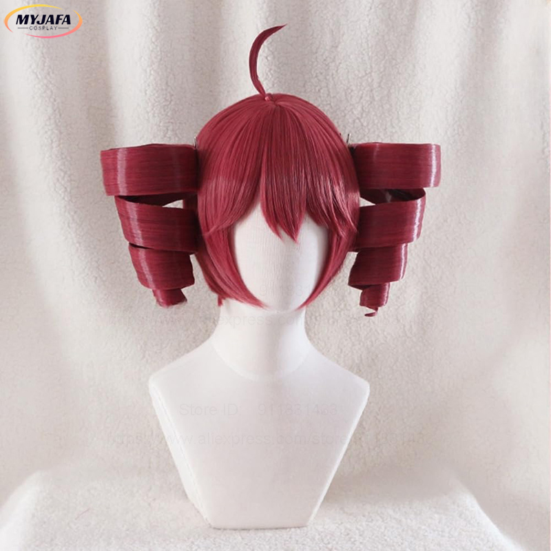 Perruque de cosplay Anime Kasa - Anime Cosplay With Red Hair avis et prix