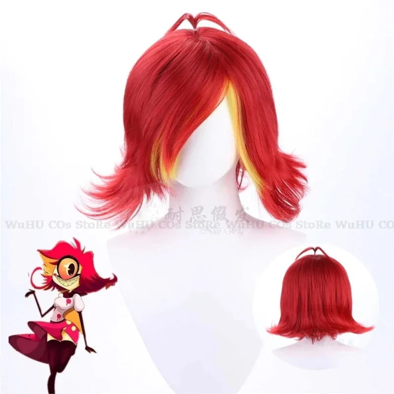 Perruque Cos Niffty 2025 Hasbi - Anime Cosplay With Red Hair avis et prix